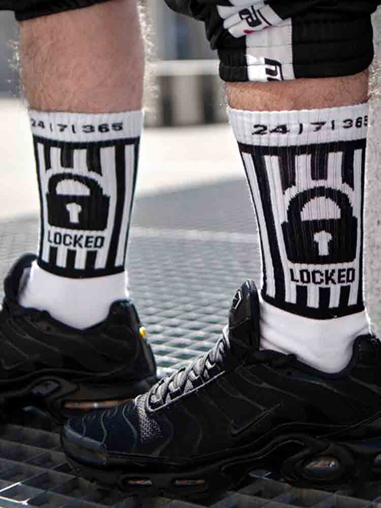 Sk8erboy LOCKED SOCKS weiss