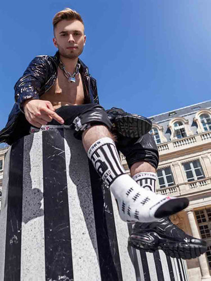 Sk8erboy LOCKED SOCKS weiss