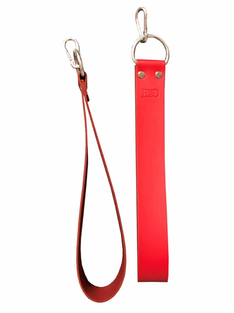 Sling-Beinschlaufen Leder rot