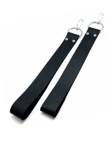 Sling-Beinschlaufen Leder schwarz