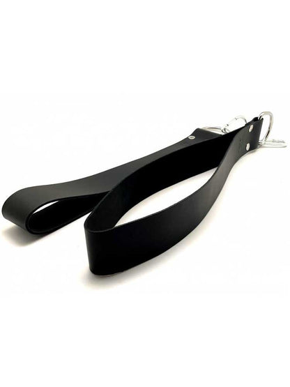 Sling-Beinschlaufen Leder schwarz