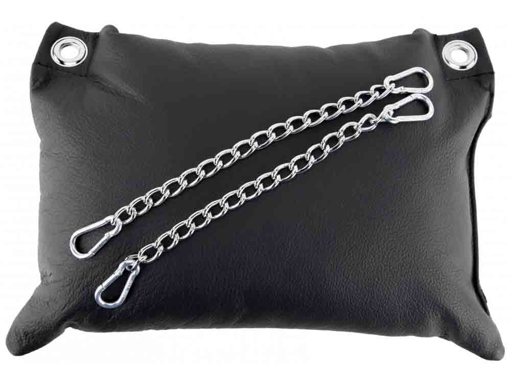 Sling Lederkopfkissen 32x23cm mit Ketten