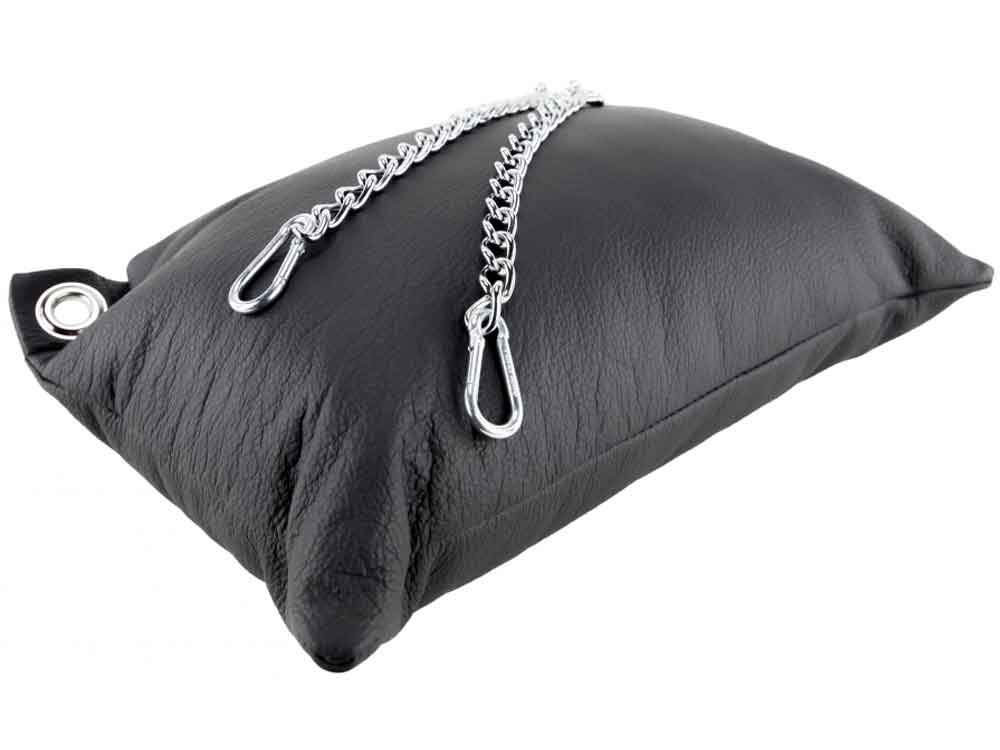 Sling Lederkopfkissen 32x23cm mit Ketten