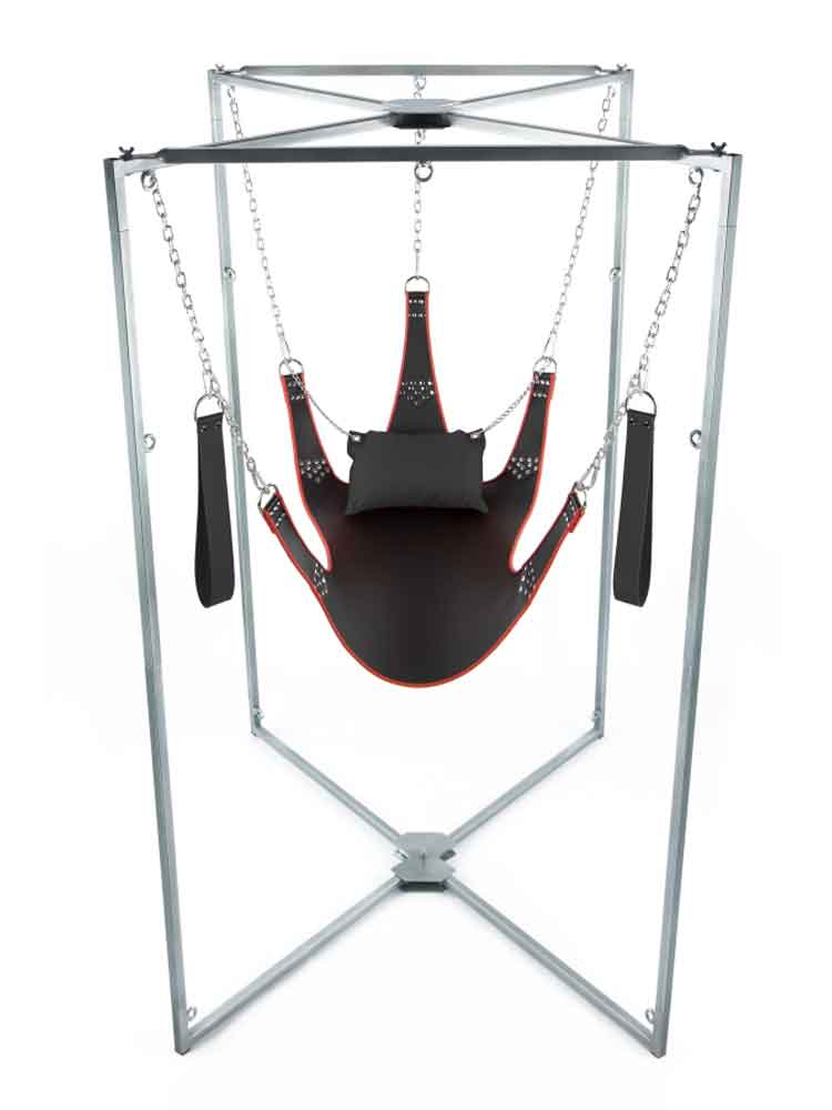 Stabiler Slingrahmen 195 x 142cm silber