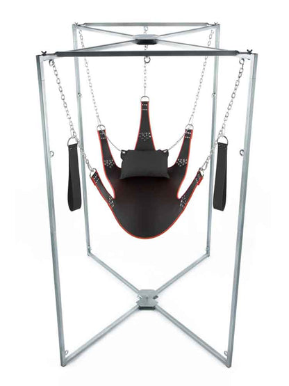 Stabiler Slingrahmen 195 x 142cm silber
