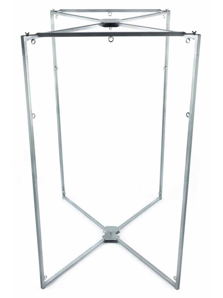 Stabiler Slingrahmen 195 x 142cm silber