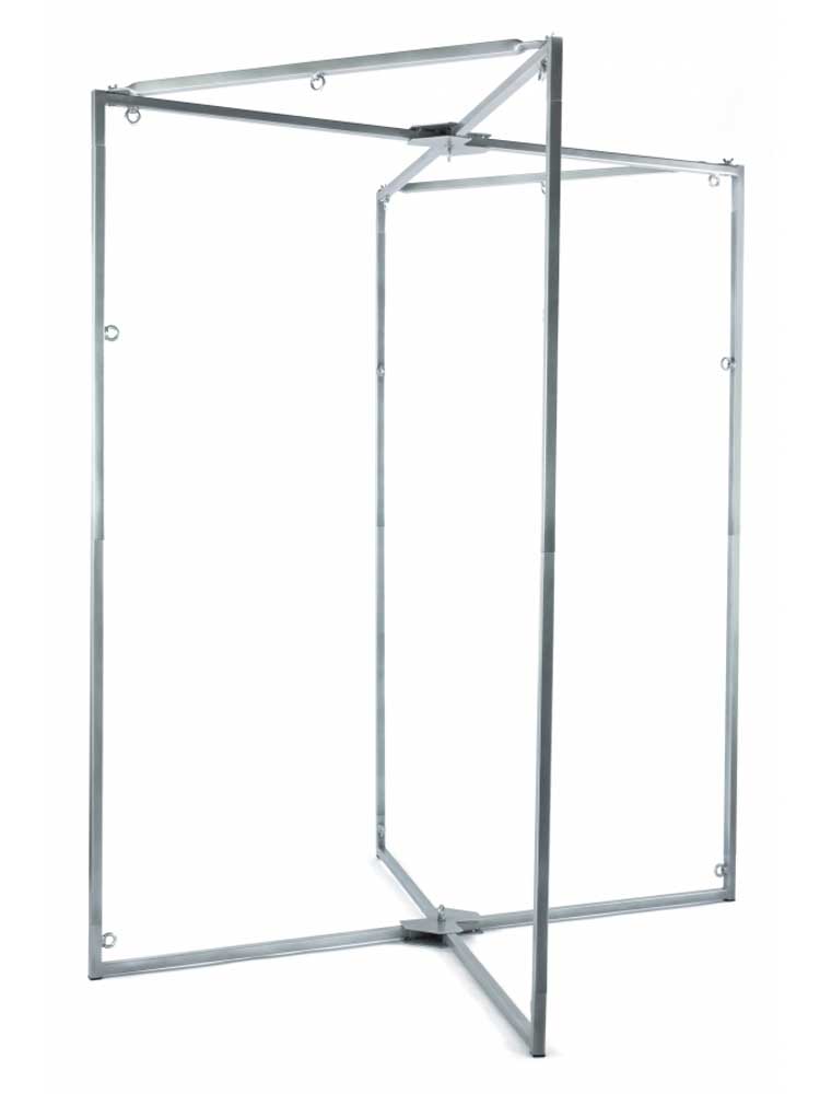 Stabiler Slingrahmen 195 x 142cm silber