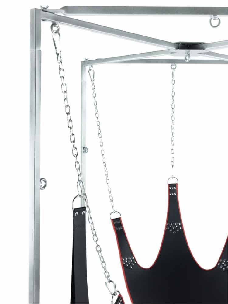 Stabiler Slingrahmen 195 x 142cm silber