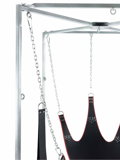 Stabiler Slingrahmen 195 x 142cm silber
