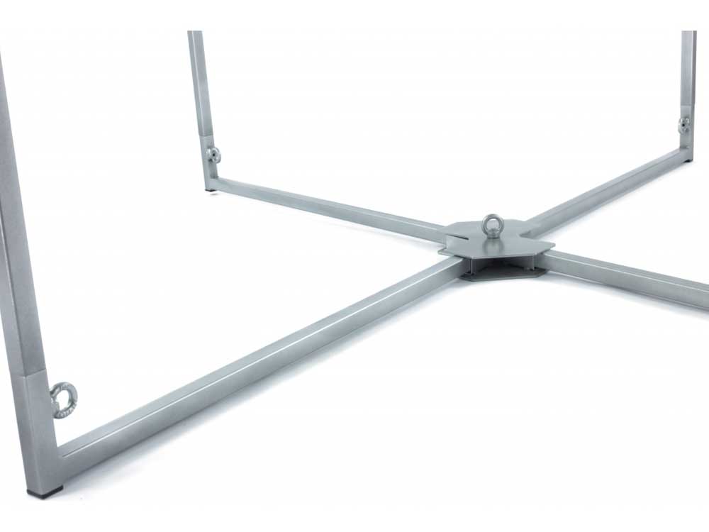 Stabiler Slingrahmen 195 x 142cm silber