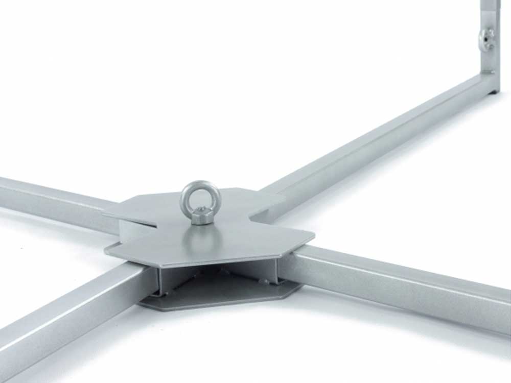 Stabiler Slingrahmen 195 x 142cm silber