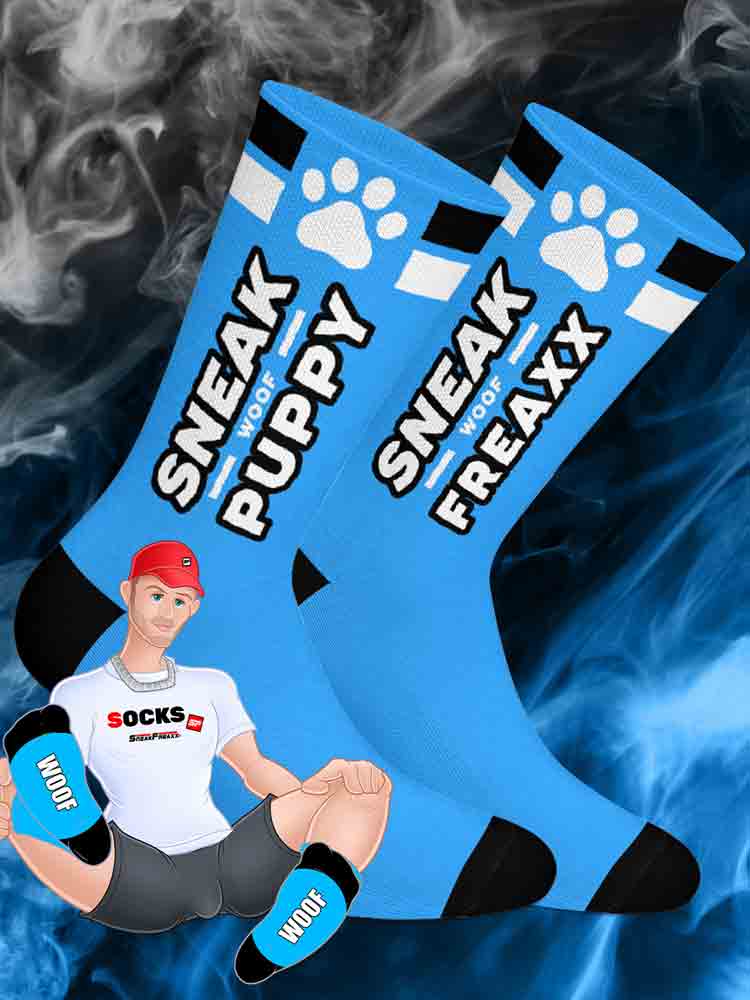 SNEAKFREAXX - WOOF PUPPY FULL blau