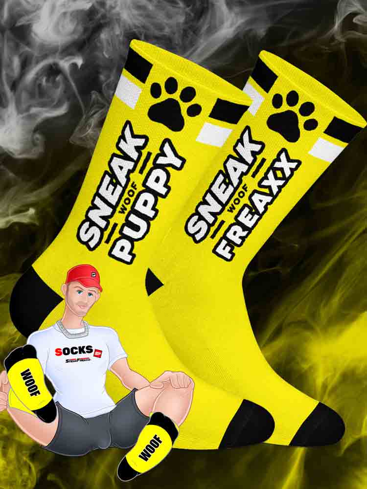 SNEAKFREAXX - WOOF PUPPY FULL gelb
