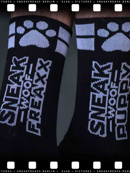 SNEAKFREAXX - WOOF PUPPY schwarz-weiss