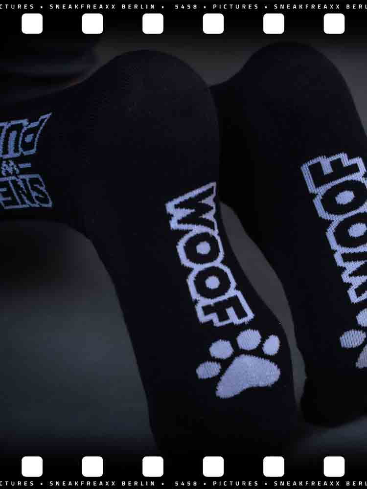SNEAKFREAXX - WOOF PUPPY schwarz-weiss