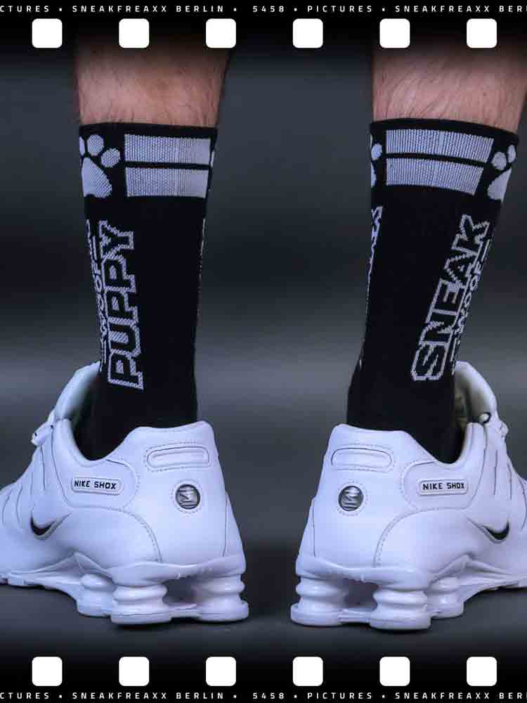 SNEAKFREAXX - WOOF PUPPY schwarz-weiss