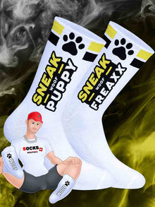 SNEAKFREAXX - WOOF PUPPY gelb