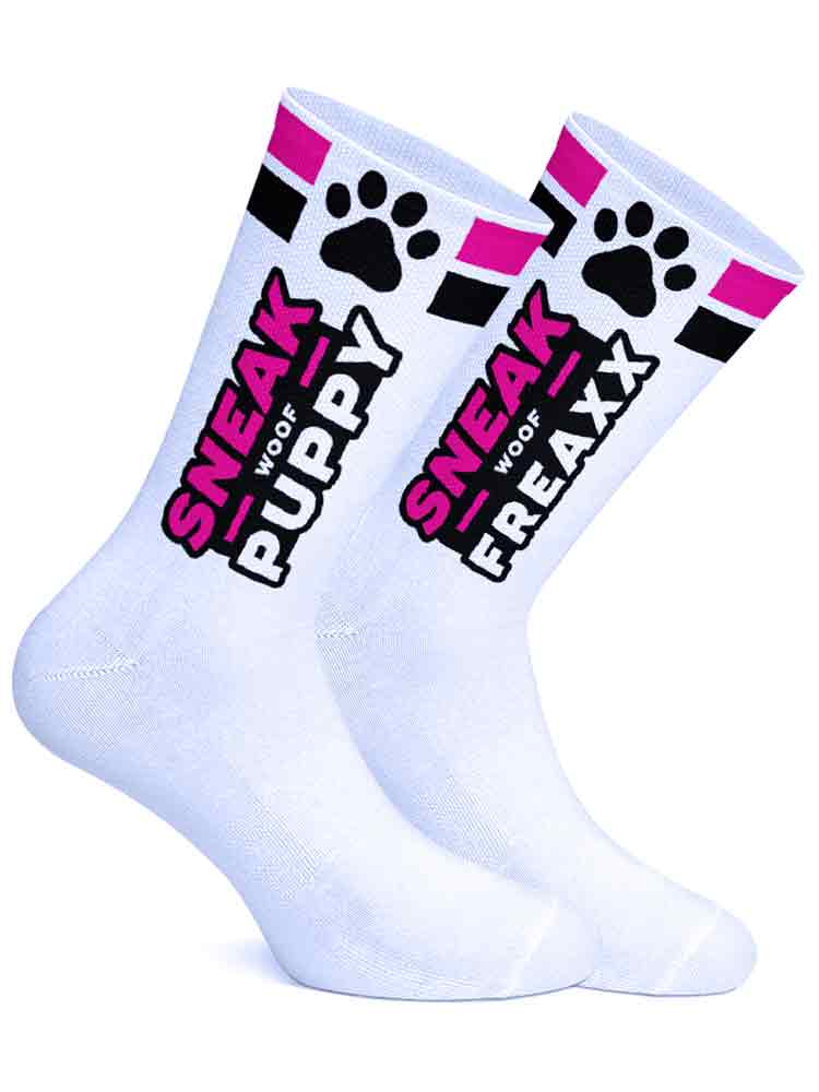 SNEAKFREAXX - WOOF PUPPY pink