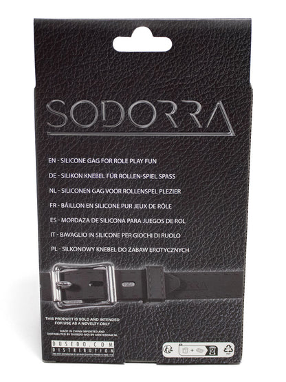 SODORRA Silikon-Knebel Shut Up Ergo Gag schwarz