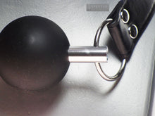 Knebel mit Gummikugel, schwarz
