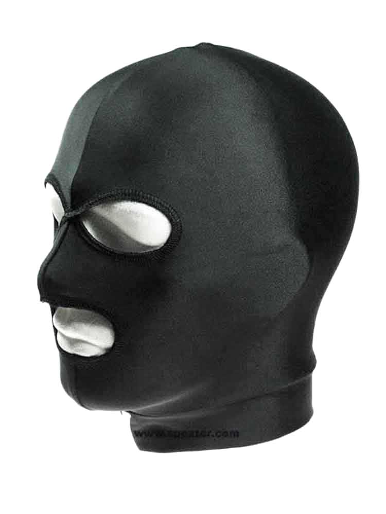 Spandex Maske klassisch schwarz
