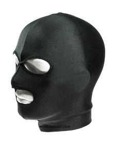 Spandex Maske klassisch schwarz