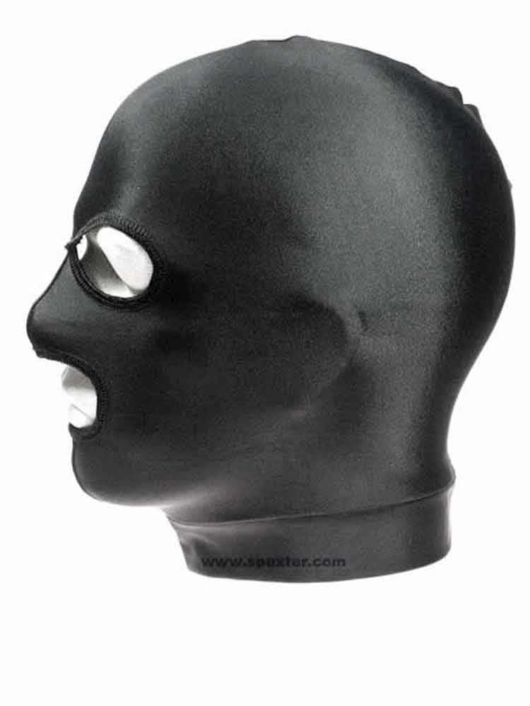 Spandex Maske klassisch schwarz