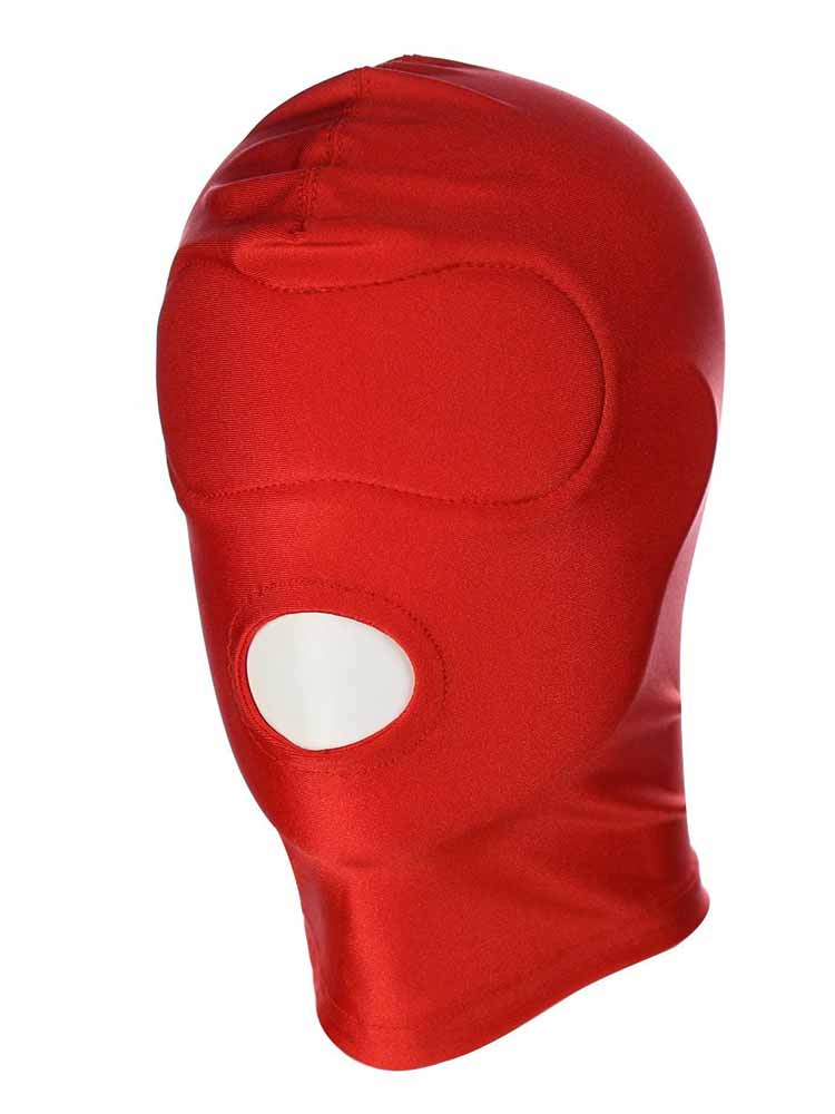 Spandex Maske - mit gepolsterten Augen rot