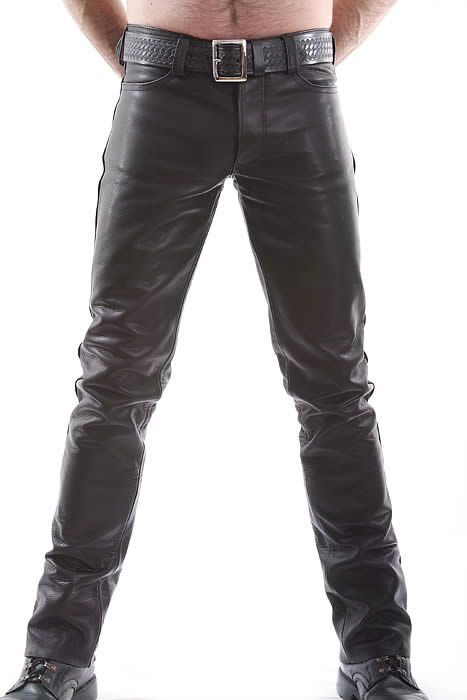 Spexter Lederhose - low waist
