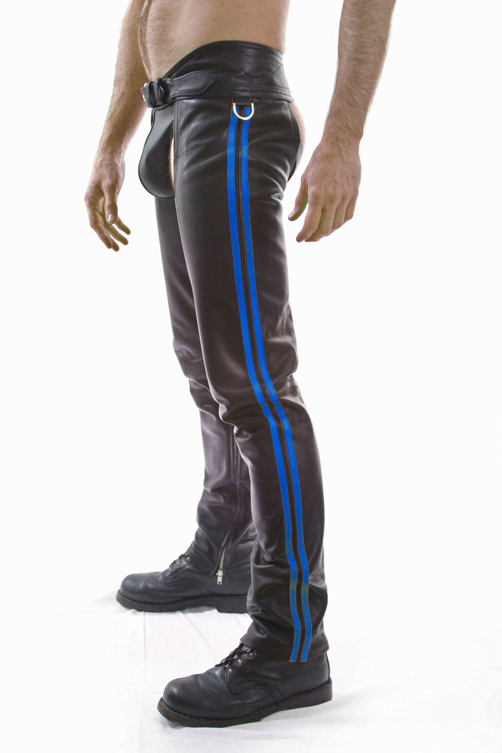 Spexter Chaps Deluxe: 2 Streifen BLAU