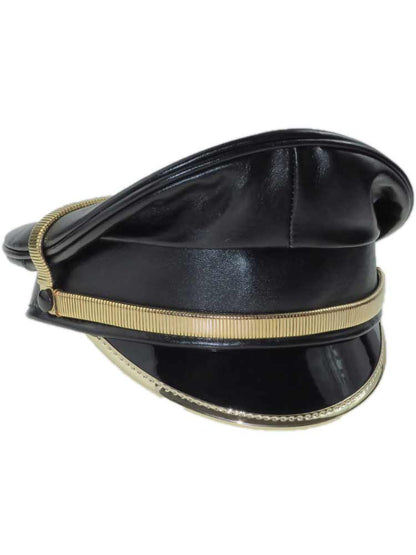 Leder-Kappe SPEXTER DELUXE CAP gold