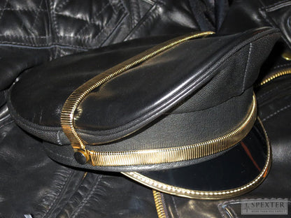 Leder-Kappe SPEXTER DELUXE CAP gold - 54