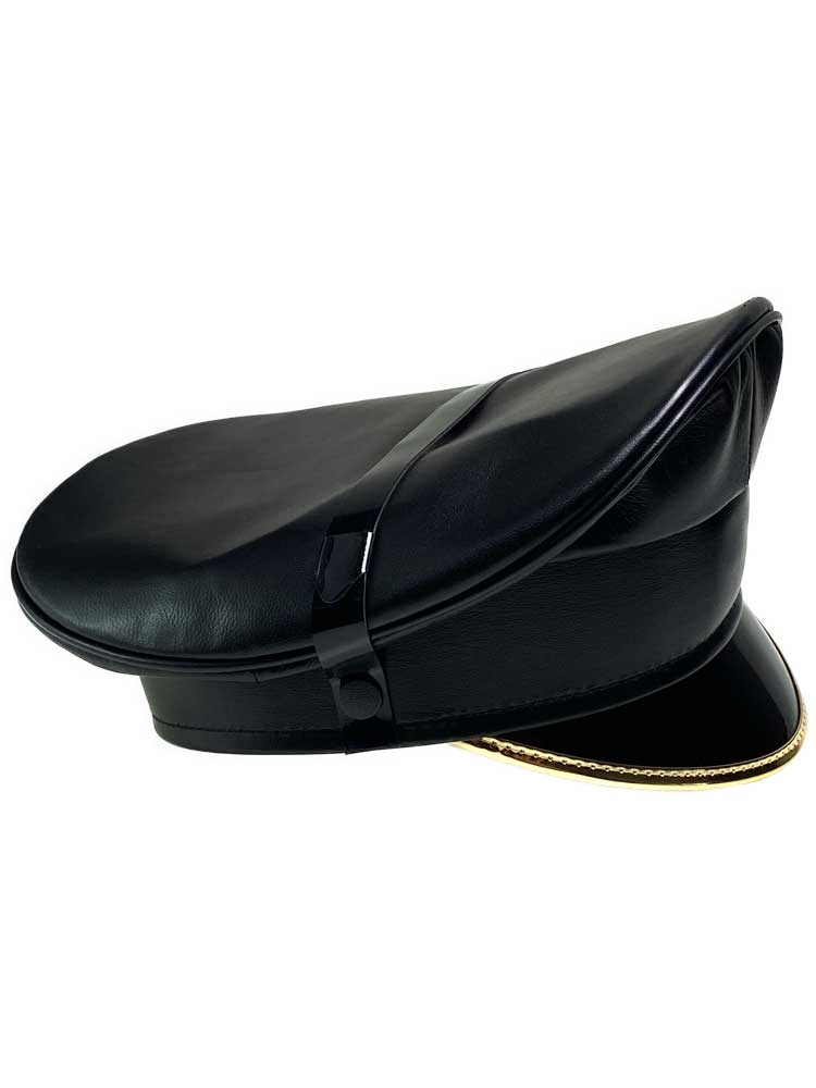 Leder-Kappe SPEXTER CLASSIC-CAP gold