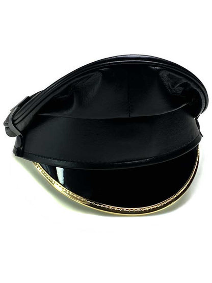 Leder-Kappe SPEXTER CLASSIC-CAP gold