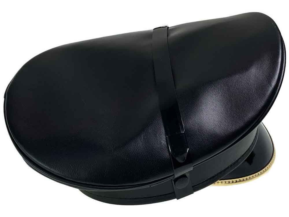 Leder-Kappe SPEXTER CLASSIC-CAP gold