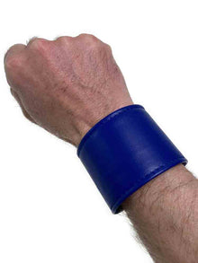 Spexter Leder-Armband 5,5cm - blau