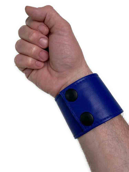 Spexter Leder-Armband 5,5cm - blau