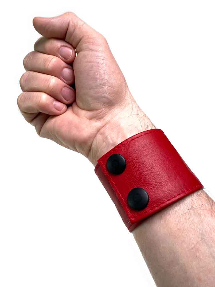 Spexter Leder-Armband 5,5cm - rot