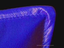 Leder-Kissenhülle 50x50 BLAU - Specially made to order