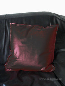 Leder-Kissenhülle 50x50 SCHWARZ - Specially made to order