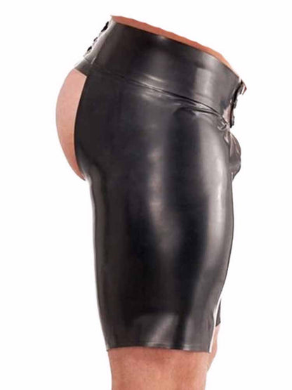 SPEXTER Rubber Chaps kurz schwarz