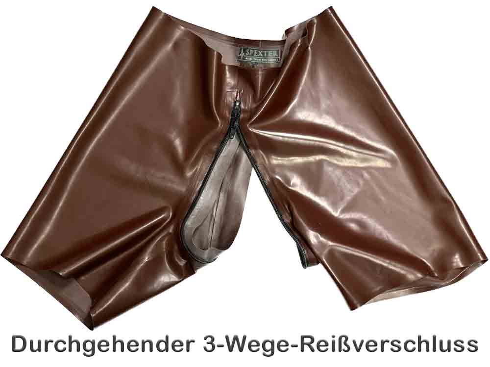 SPEXTER Rubber-Shorts braun 0.35