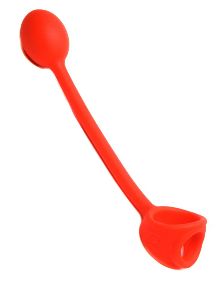 BRUTUS Thunder Plug Asslock mit Cockring rot