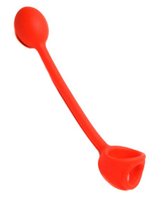 BRUTUS Thunder Plug Asslock mit Cockring rot