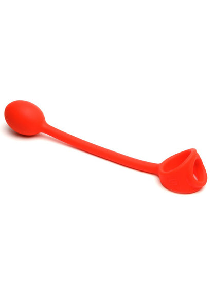 BRUTUS Thunder Plug Asslock mit Cockring rot