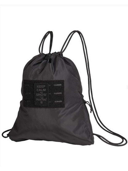 KEEP CALM Beach Bag schwarz