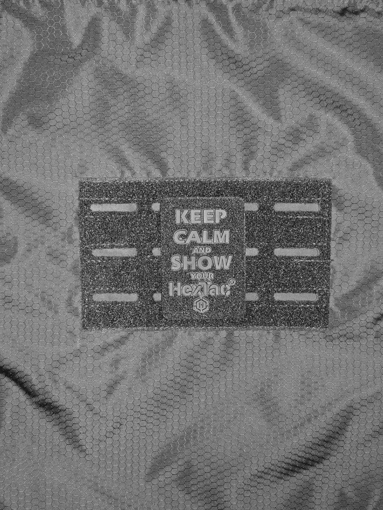 KEEP CALM Beach Bag schwarz
