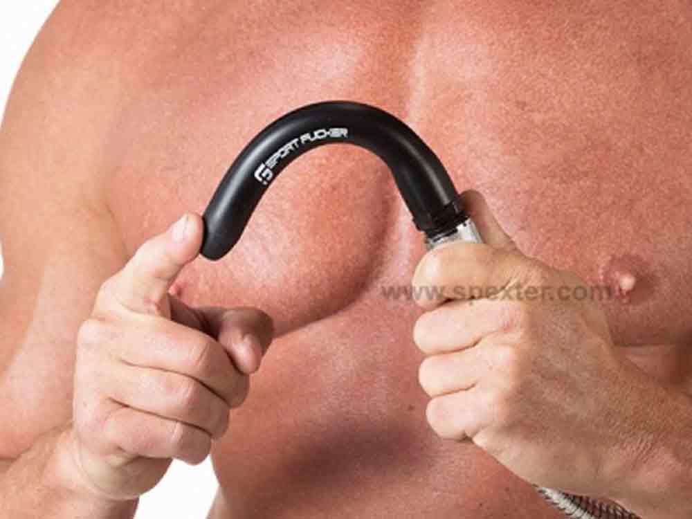 SPORTFUCKER Analdusche Silikon 15cm schwarz