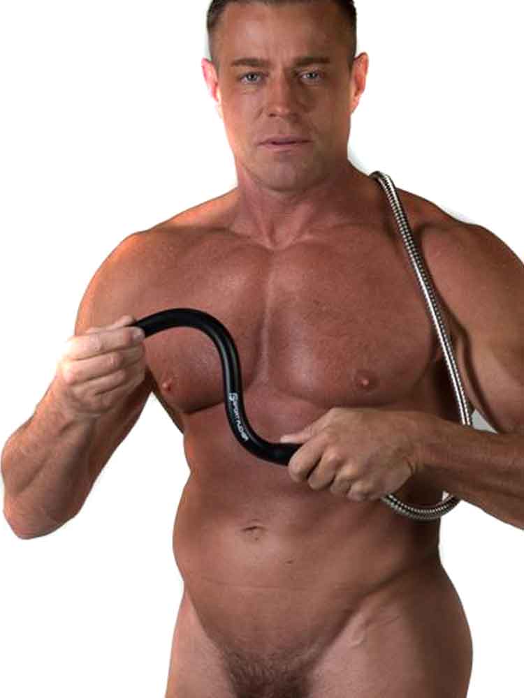 SPORTFUCKER Analdusche Silikon 30cm schwarz