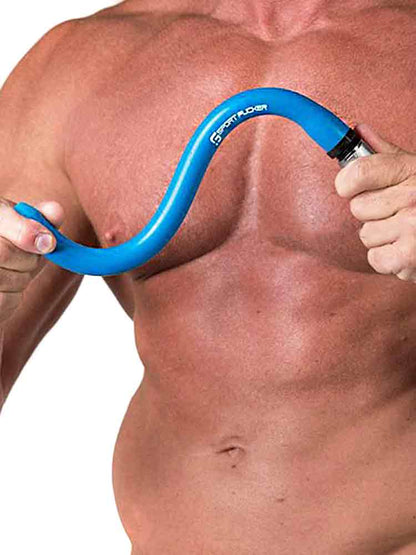 SPORTFUCKER Analdusche Silikon 46cm blau